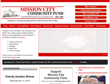Tablet Screenshot of missioncityfund.org